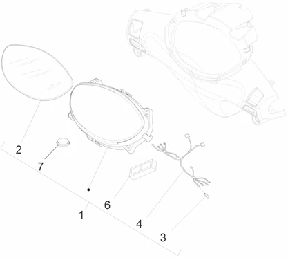 Groupe instruments - Cruscotto