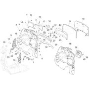 Coffre avant - Contre-tablier