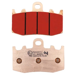 PLAQUETTE DE FREIN NEWFREN POUR BMW 850 R RT, 1100 R S, 1150 R GS, 1150 R RT, 1200 R GS, 1200 K GT, 1200 K RS, 1200 K GS, 1200 R RT (FD0320TS) (TOURING METAL FRITTE)
