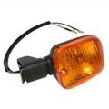 TURN SIGNAL FOR 50cc MOTORBIKE APRILIA 50 RS 1993>1998-125 LEONARDO 1996>2004 ORANGE/BLACK REAR/RIGHT OU REAR/LEFT (CEE APPROVED) -SELECTION P2R