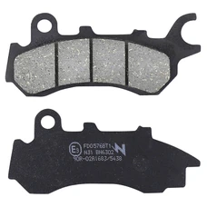 BRAKE PADS SET (2 pads) - NEWFREN FOR HONDA 125 CB F 2017>2022 (FD0576BT) (TOURING ORGANIC)