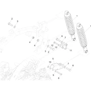 Suspension arrière - Amortisseur/s