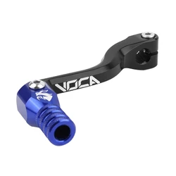 SELECTEUR DE VITESSE VOCA RACING MINARELLI 50 AM6/BETA 50 RR/RIEJU 50 MRT/SHERCO 50 SM-R, SE-R ALU CNC NOIR/BLEU (PLIABLE)