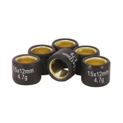 GALET/ROULEAU SCOOT MAGNETI MARELLI 15x12 4,7g (x6) POUR MBK 50 BOOSTER, NITRO, OVETTO, STUNT/YAMAHA 50 BWS, AEROX, NEOS, SLIDER