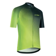 MAILLOT GIST HOMME FLOW MANCHES COURTES ZIP TOTAL JAUNE FLUO M -5349