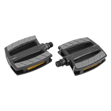 PEDALE CITY MARWI NOIR SP827 RESINE FILETAGE 1/2" (PAIRE SUR CARTE)