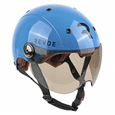 CASQUE VELO ADULTE REVOE PREMIUM URBAIN/CITY NOIR MAT TAILLE 59-60 VISIERE REGLABLE, PROTECTION OREILLE AMOVIBLE (VENDU EN BOITE) COMPATIBLE EBIKE ET TROTTINETTE - HOMOLOGATION EN1078+A1