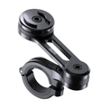 SUPPORT TELEPHONE/SMARTPHONE MOTO/VELO SP CONNECT TAILLE MASSE ALU NOIR ORIENTABLE A 360-(DIAM 22,2, 25,4, 28,6, 31,8 mm)