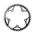 CHAINRING FOR ROAD BIKE- 5 Arms- 51T.Ø 130 -OUTER- ALUMINIUM BLACK- 7075 TA HEGOA (SHIMANO TYPE) 10/11 SPEED-.