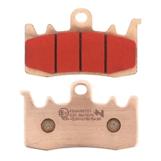 PLAQUETTE DE FREIN NEWFREN POUR KYMCO 550 AK 2017> AV / APRILIA 1000 RSV TUONO V4R 2014> / BMW 900 F R 2020>, 1200 R NINE-T 2013> AV / DUCATI 821 MONSTER 2014> AV (FD0498TS) (TOURING METAL FRITTE)