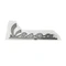 LABEL- ON FRONT PANEL " VESPA " "PIAGGIO GENUINE PART" 50-125 VESPA-S, 125-300 VESPA GTS -672060