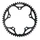 CHANRING FOR ROAD BIKE-5 arms- 50T. Ø130 -OUTER- DURAL BLACK STRONGLIGHT (SHIMANO TYPE 8/9 Speed)