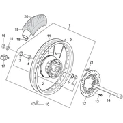 Roue arrière