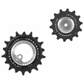 GALET DERAILLEUR AOPW TRIPEAK 14-18 DENTS CERAMIQUE 12V. SRAM T TYPE ARGENT (JEU DE 2) (GARANTIE 4 ans)