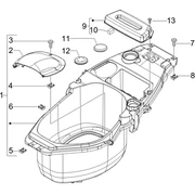 Logement casque - Dessous de selle