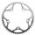 CHANRING FOR ROAD BIKE-5 arms- 51T. Ø130 -OUTER- DURAL SILVER STRONGLIGHT (SHIMANO TYPE 8/9 Speed)