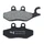 BRAKE PADS NEWFREN FOR PIAGGIO 250-500 MP3 Rear 125 X-EVO Rear 125-250 X9 EVOLUTION Front  DROIT 2006>, 400 X8 Front   (FD0365B)  (MAXISCOOT ORGANIC)