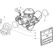 Carburateur complet - Raccord d'admission