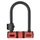 ANTIVOL VELO U NEWTON DIAM 13 MM AVEC CABLE AVEC SUPPORT NOIR/ROUGE (2 CLES) -NIVEAU SECURITE 6
