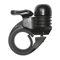 SONNETTE PING NEWTON MINI ALU NOIR FIXATION CINTRE 25,4/28,6mm (VENDU A L'UNITE)