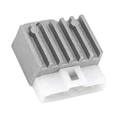 REGULATEUR DE TENSION SCOOT ADAPTABLE MBK 50 BOOSTER 1990>2003, NITRO 1997>2003 / YAMAHA BWS 1990>2003, AEROX 1997>2003 / MALAGUTI F12 1994>2002 (CONNECTEUR BLANC 4 FICHES) -MAGNETI MARELLI