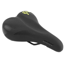 SELLE NEWTON CITY METRO UNISEX ELASTOMERE MODERATE NOIR A MEMOIRE DE FORME 260x180mm