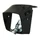 COWLING FOR HEADLIGHT FOR MOPED PEUGEOT 103 MVL, VOGUE BLACK (WITH SPRING + BRACKET) -SELECTION P2R