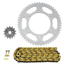 KIT CHAINE ADAPTABLE DERBI 50 GPR RACING 2004>2005, 50 GPR 2004>2005 420 14x53 (DIAM COURONNE 108/123/6.5) -AFAM