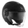 HELMET-OPEN FACE MT VIALE SV DOUBLE VISORS - MATT BLACK SOLID S