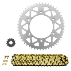 KIT CHAINE ADAPTABLE KTM 125 SX 1999>2019 520 13X50 (DIAM COURONNE ALU 125/150/8.5) (DEMULTIPLICATION ORIGINE) -AFAM