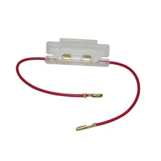 PORTE FUSIBLE ROND AVEC FUSIBLE EN VERRE 15A -P2R