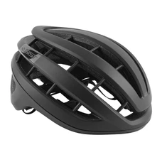 CASQUE VELO ADULTE GIST ROUTE RAPIDO NOIR BRILLANT TAILLE 56-62 REGLAGE MOLETTE 255GRS
