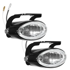 FRONT AUXILIARY LIGHTS - REPLAY - HALOGEN - H3 12V 55W BLACK (105x45x71,5) ( EEC APPROVED) -REPLAY