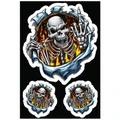STICKER LETHAL THREAT FINGER SKULL (75x140mm) (LT55072)