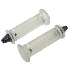 GRIP- REPLAY CONE TRANSPARENT/CARBON (PAIR)