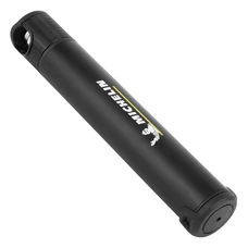 POMPE MINI ROUTE/VTT MICHELIN POCKET MICRO+ ALU 8 BARS DOUBLE EMBOUTS VP/VS FLEXIBLE EXTRACTIBLE NOIR LG 127mm 53 g