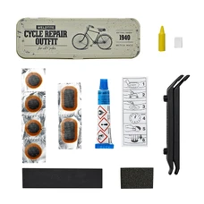 KIT REPARATION CHAMBRE A AIR WELDTITE 1940 VINTAGE METAL - BOITE (6 PATCHS 25mm + COLLE 5g + PAPIER PONCE + BANDE CAOUTCHOUC) AVEC NOTICE (si commande quantité 24 alors livré avec présentoir)