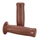 REVETEMENT POIGNEE DOMINO MOTO ON ROAD 3394 VINTAGE MARRON CLOSED END 120mm (PAIRE)