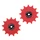 GALET DERAILLEUR TRIPEAK 13-13 DENTS ROULEMENT G5 CERAMIQUE POUR SHIMANO GRX/XT/RD-GRX812/817 / M91xx 11V. ROUGE (BLISTER DE 2)
