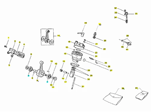 Arbre moteur - Cylindre