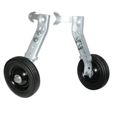 STABILISER-NEWTON -TO SUIT DISABLED BIKES FROM 20-24-26"- REINFORCED PLASTIC WHEELS (PAIR)
