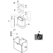 Relais - Batterie - Avertisseur sonore