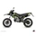KIT DECO AUTOCOLLANT/STICKER 50 A BOITE PREDATOR NOIR/VERT POUR DERBI 50 DRD XTREME 2010>2017  -KUTVEK-