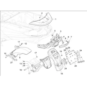 Couvercle arrière - Pare-boue