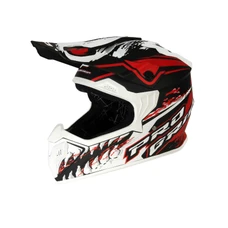 CASQUE ENFANT CROSS PROGRIP 3009 ROUGE/NOIR  YL (ECE 22.06)