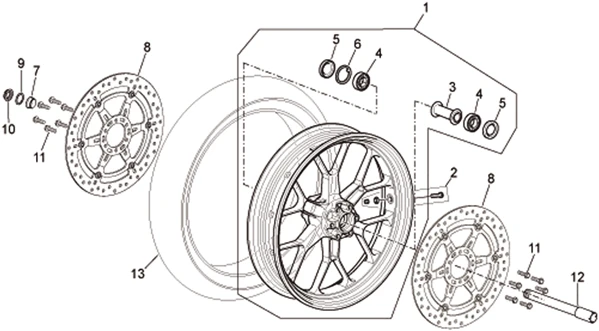 Roue av.vr.R
