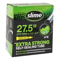CHAMBRE A AIR VELO 27.5 x 2.00-2.40 SLIME VALVE PRESTA OBUS DEMONTABLE AVEC LIQUIDE ANTI-CREVAISON