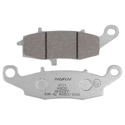 PLAQUETTE DE FREIN NISSIN POUR KAWASAKI 650 ER-6N 2006>2016 AV / SUZUKI 125 VAN VAN 2002>2012 AV, 650 SV 1999>2018 AV, 650 DL V-STROM 2004> AV, 650 SV 1999> AV DROIT (A0525) (SEMI METAL)  -ECE R90-