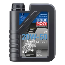 HUILE MOTEUR 4 TEMPS LIQUI MOLY MOTO STREET 4T 20W50  (1 L)  MINERALE