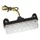 ECLAIRAGE DE PLAQUE IMMATRICULATION REPLAY BARETTE 6 LEDS TRANSPARENT/NOIR (L 78MM / H 16mm / L 24mm) (HOMOLOGUE CE)